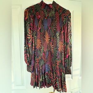 FARM Rio Multicolor Long Sleeve Dress